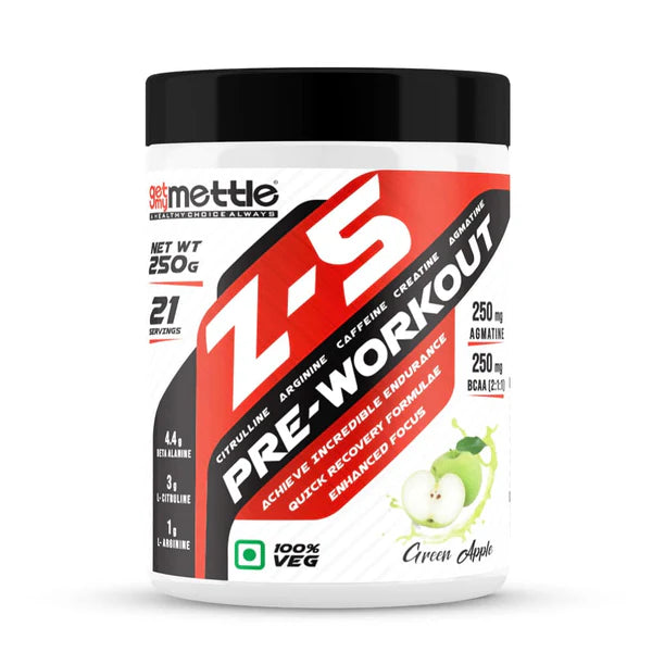 Getmymettle Z5 Pre workout Powder - 250 grams