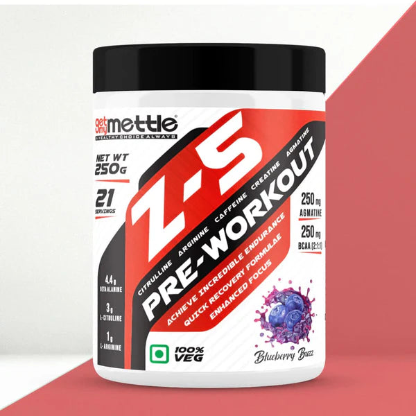 Getmymettle Z5 Pre workout Powder - 250 grams