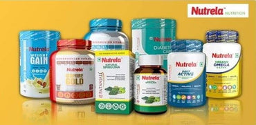 Nutrela Weight Gainer - 500g | Mass Gainer With 36 Essential Vitamins, Minerals And Herbs | 20g Protein, 66.8 Carbs & 3834gm Calories | Ideal For Athlete, Men, Women & Kids - Banana Flavour