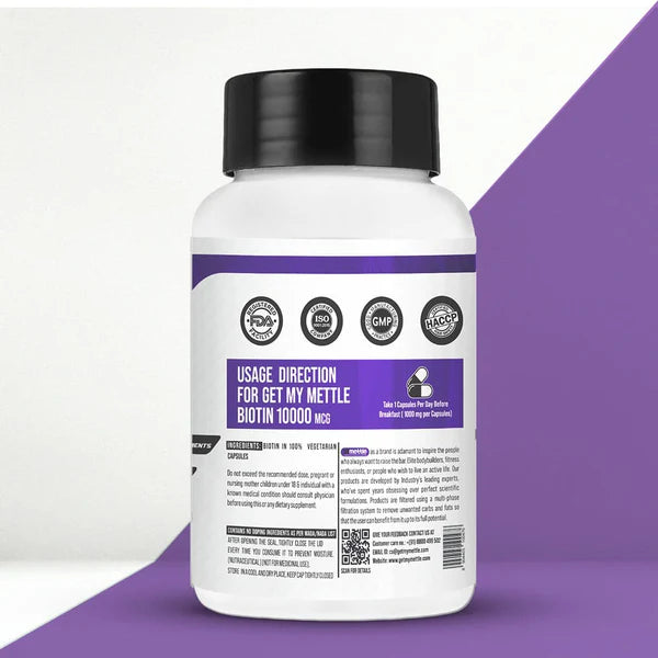GetmyMettle Biotin 1000 mg