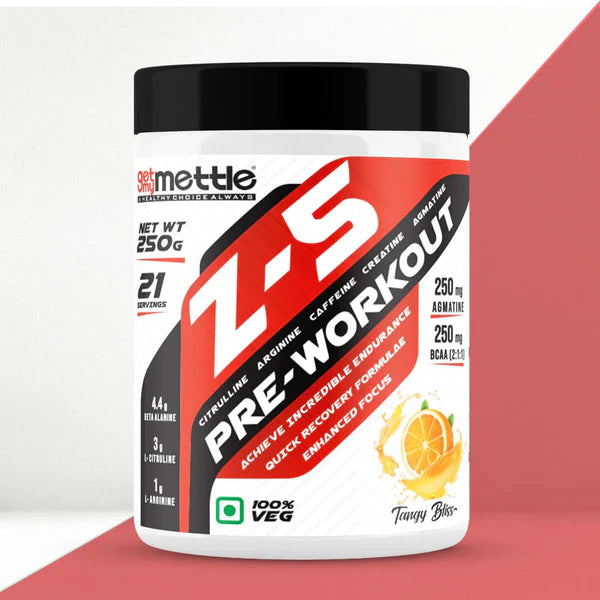 Getmymettle Z5 Pre workout Powder - 250 grams
