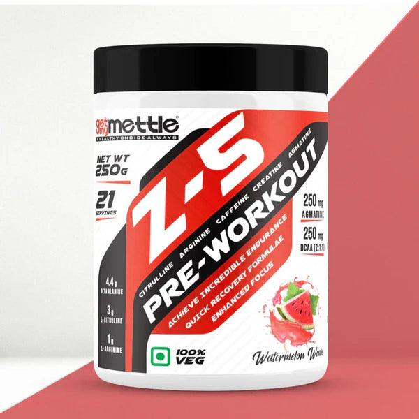 Getmymettle Z5 Pre workout Powder - 250 grams