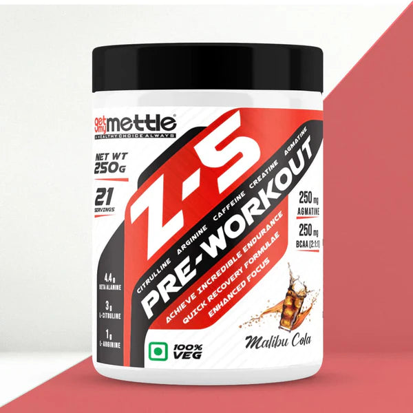 Getmymettle Z5 Pre workout Powder - 250 grams