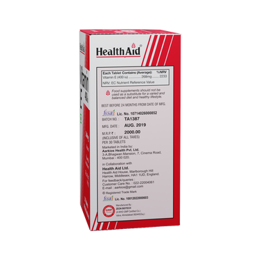 HealthAid I Vitamin E 400iu 30 Tablets