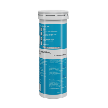 HealthAid I Vegan B Complex with Multivitamins I Minerals I Herbal Blend I Poluphenols I Electrolytes I Mango Flavour I 10 Effervescent Tablets