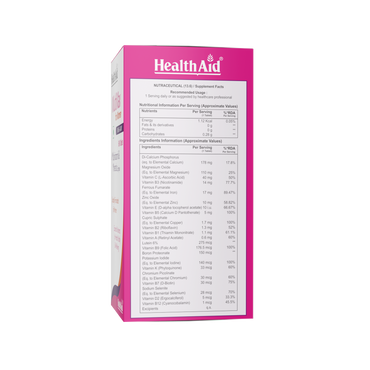 HealthAid I MultiMax for Women I Multivitamins for Women I 60 Tablets