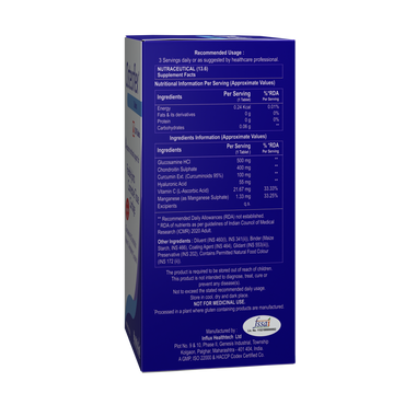 HealthAid I Osteoflex I Glucosamine HCI I Chondroitin Sulphate I Turmeric I Hyaluronic Acid I Vitamin C I Manganese I 30 Tablets
