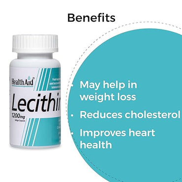 HealthAid I Lecithin 1200 mg I 50 Softgel Capsules