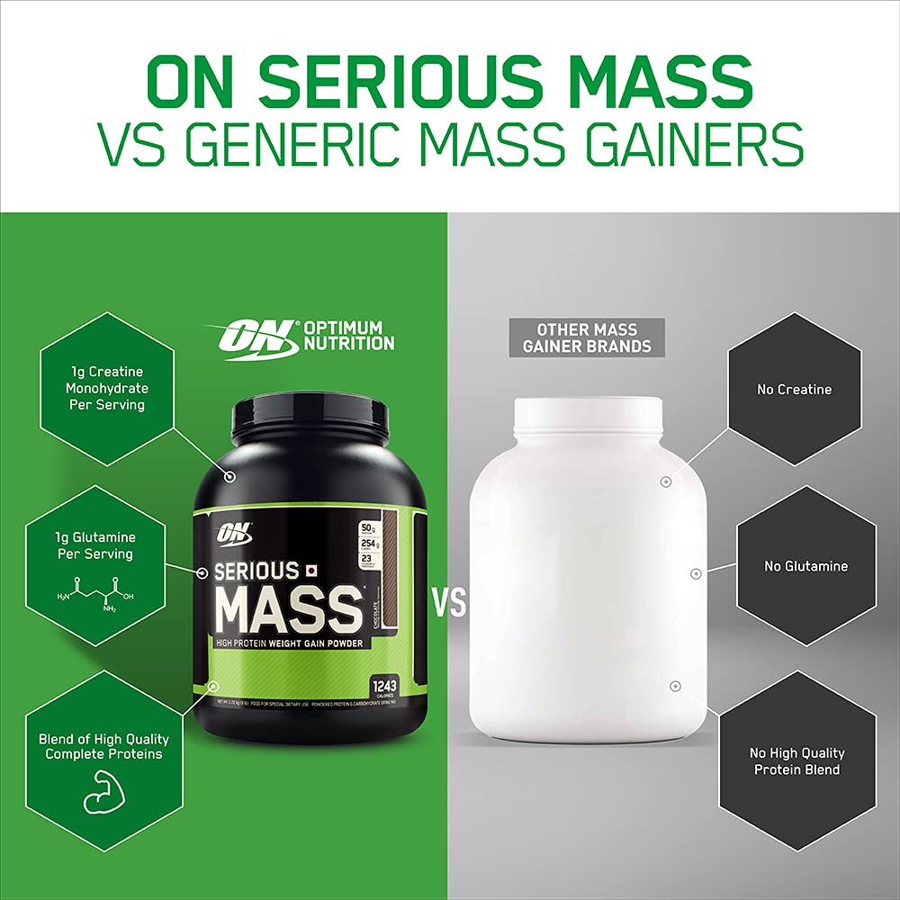 Optimum Nutrition Serious Mass Weight Gainers/mass Gainers
