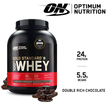 Optimum Nutrition (on) Gold Standard 100% Whey Protein - 5 Lbs (double Rich Chocolate)