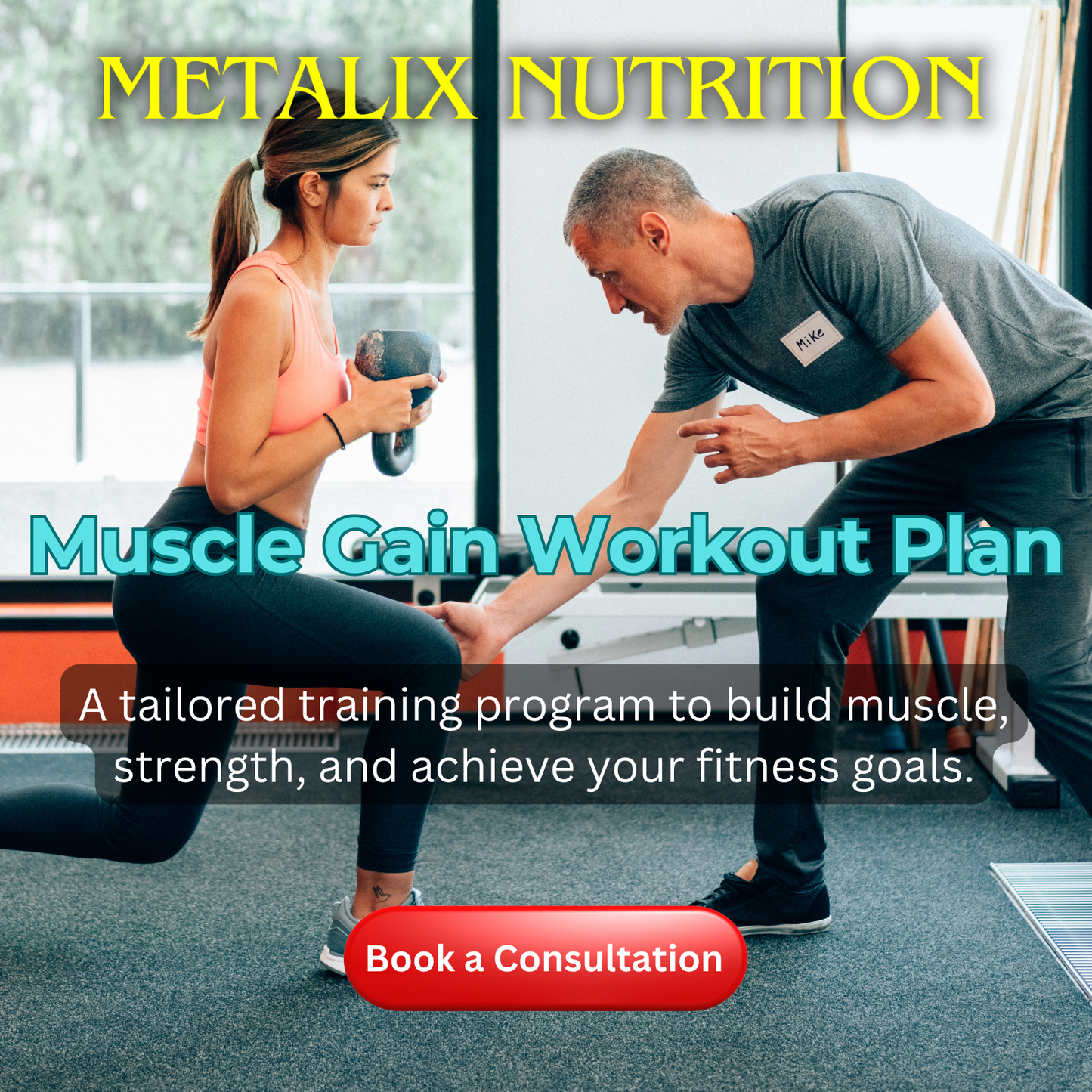 Muscle Gain Workout Plan – Build Strength, Size, and Confidence | Consult with Expert