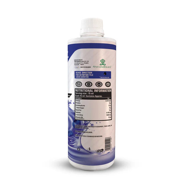 Getmymettle L-Carnitine 3000 Liquid - Multiple flavours