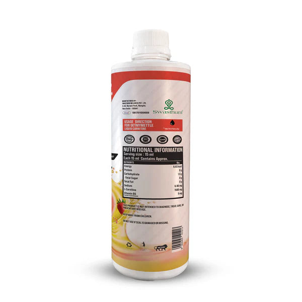 Getmymettle L-Carnitine 3000 Liquid - Multiple flavours