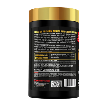 Eligator Ripper Fat Burner - 90 Tablets (30 Servings) VendorEligator Nutrition
