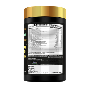 Premium Series Super Charge Multivitamin - 120 Tablets (60 Servings)