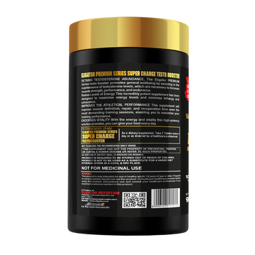 Eligator Super Charge Testo Booster - 90 Tablets (30 Servings)