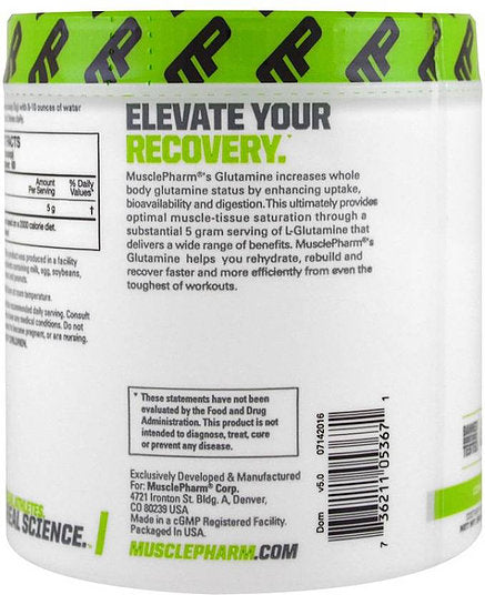 Musclepharm Unflavoured Glutamine (unflavored)
