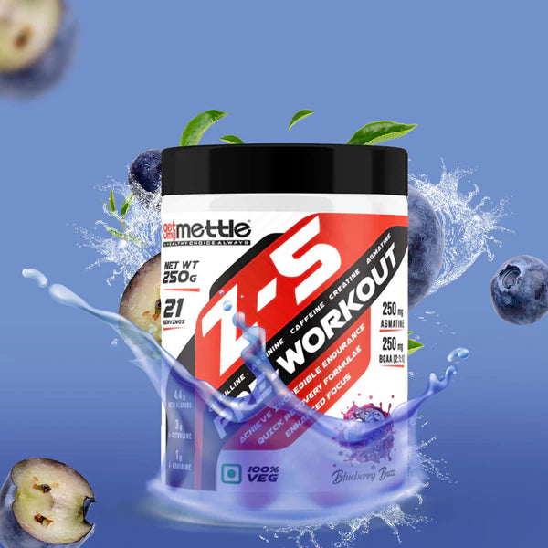Getmymettle Z5 Pre workout Powder - 250 grams