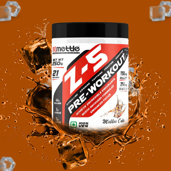 Getmymettle Z5 Pre workout Powder - 250 grams