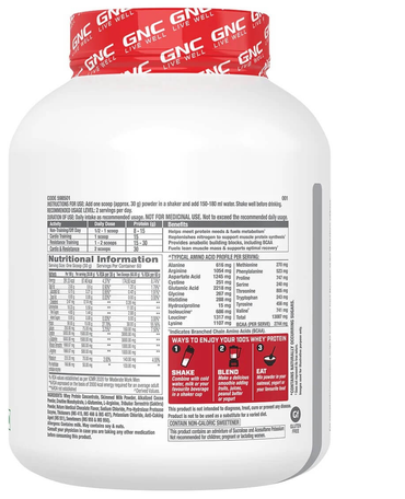 GNC Pro Performance Power Protein - 4 Lbs