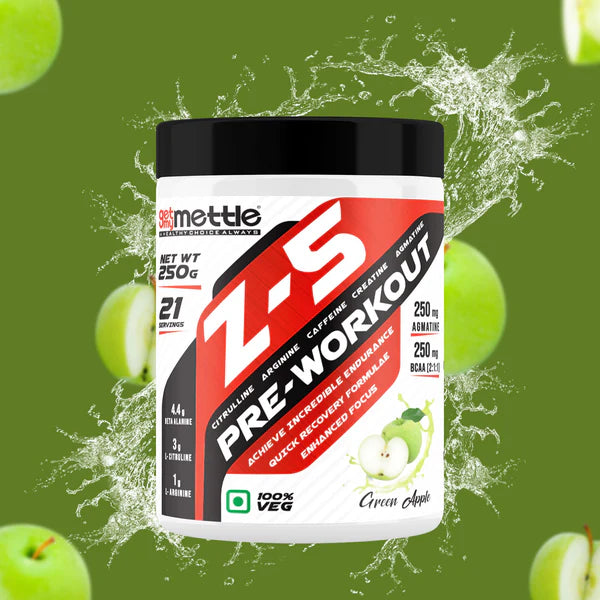 Getmymettle Z5 Pre workout Powder - 250 grams