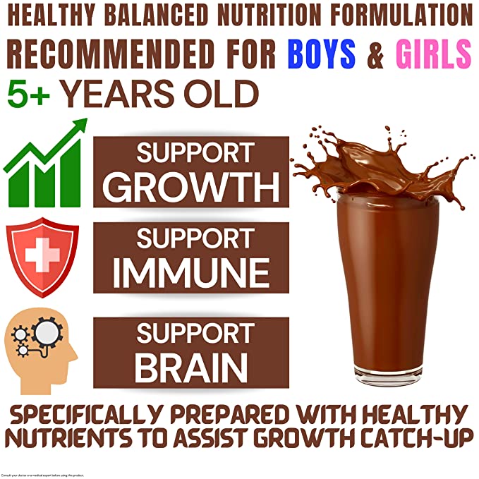 Ketones Nutrition Maximum Natural Height Growth With 24g Protein For Increases Height Chocolate Flavor|healthy And Balanced Nutrition Growth Formula For Bone Mass 100%|weight And Height Gain|immune Function